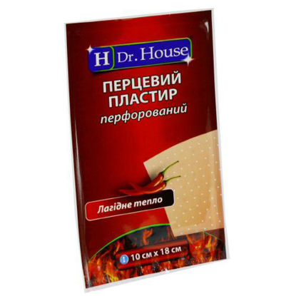 Світлина Пластир перцевий H Dr. House (Др.Хаус) 10 см х 18 см